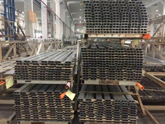 Sand Blasting Natural Anodized Aluminum Oval Tube / 6063 T5 aluminum