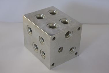 6061 Aluminium Square Aluminum Block CNC Machining Part with 4 Axis Machining
