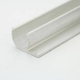 Affordable Custom Aluminum Extrusion Fabrication Tube / Pipe In Silver Color