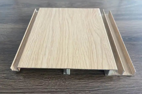 Easy Installing wood grain aluminum cladding for wall and ceiling aluminum profile