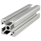 20mm X 20mm T Slot Aluminum Extrusion Profile Anodized Black Linear Rail Guide Frame