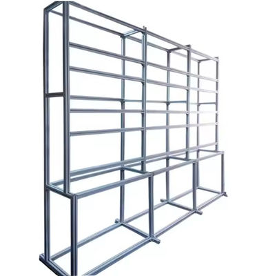 Stand wyświetleniowy i półka ścienna w stylu przemysłowym z aluminium stopowego z profilem wytłaczania aluminiowego 3030 4040